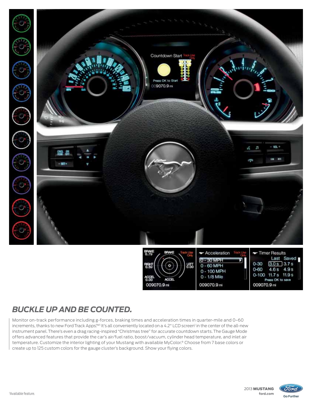 2013 Ford Mustang Brochure Page 7